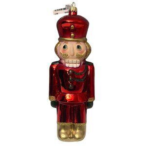 Nutracker Christmas Ornament Blown Glass Krebs Disney Edition  8" Made in German